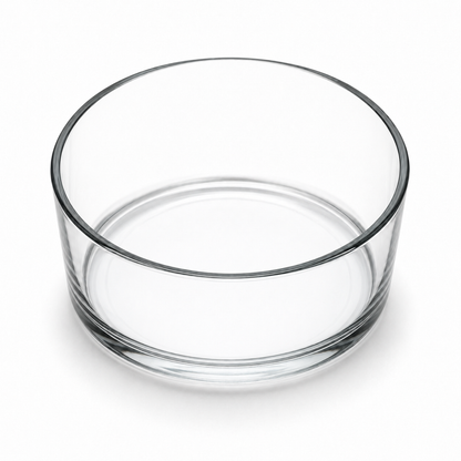 Rund glasskål (20 cm) - Clara