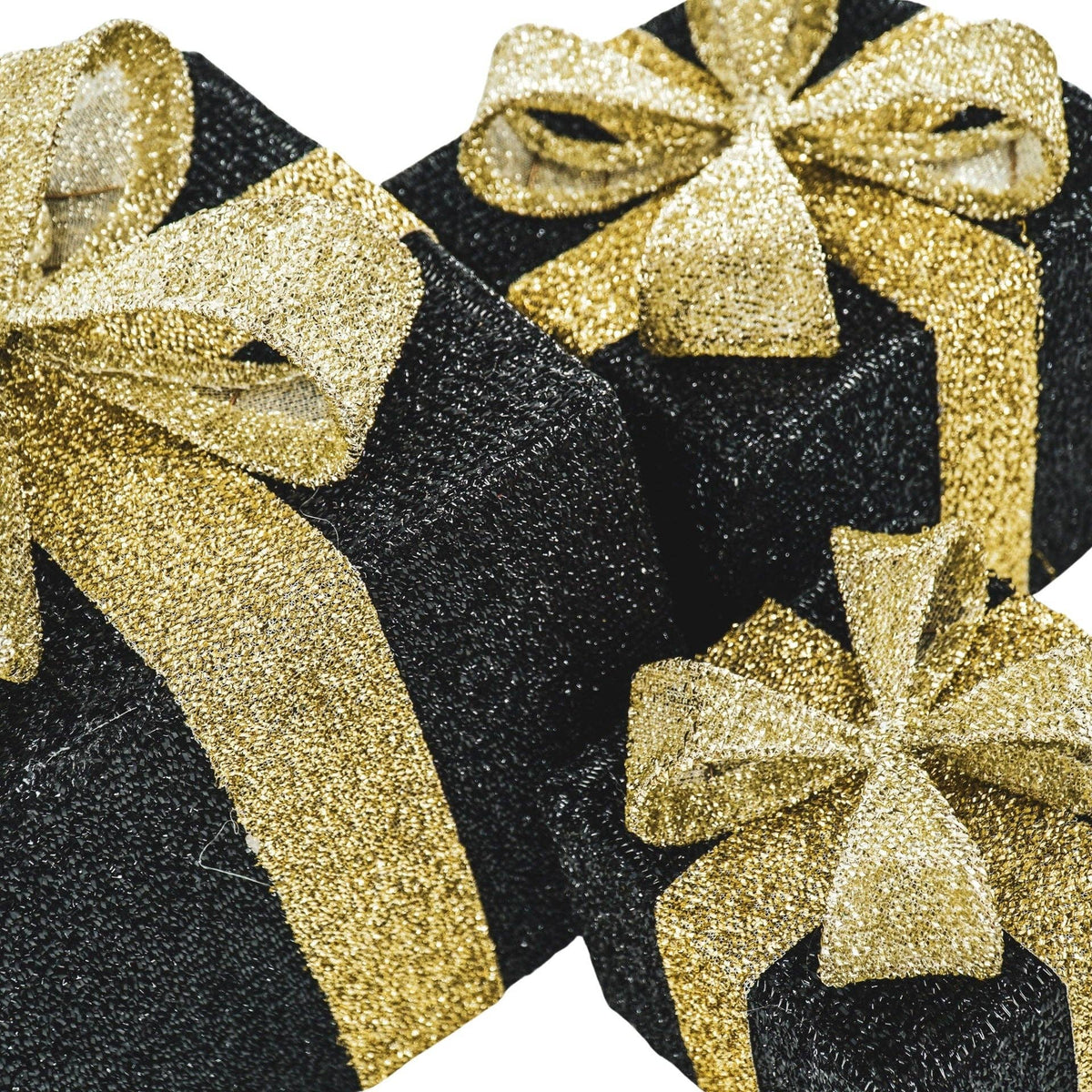 Led Julklapp -Svart/Guld