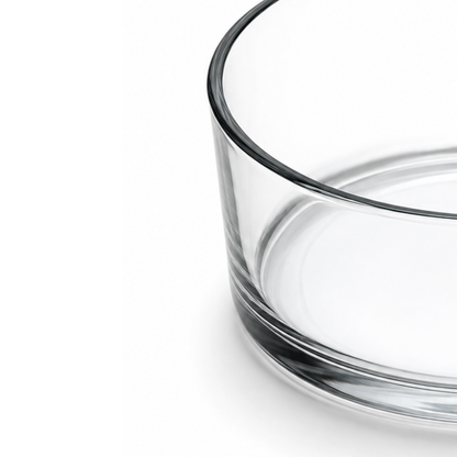 Rund glasskål (20 cm) - Clara