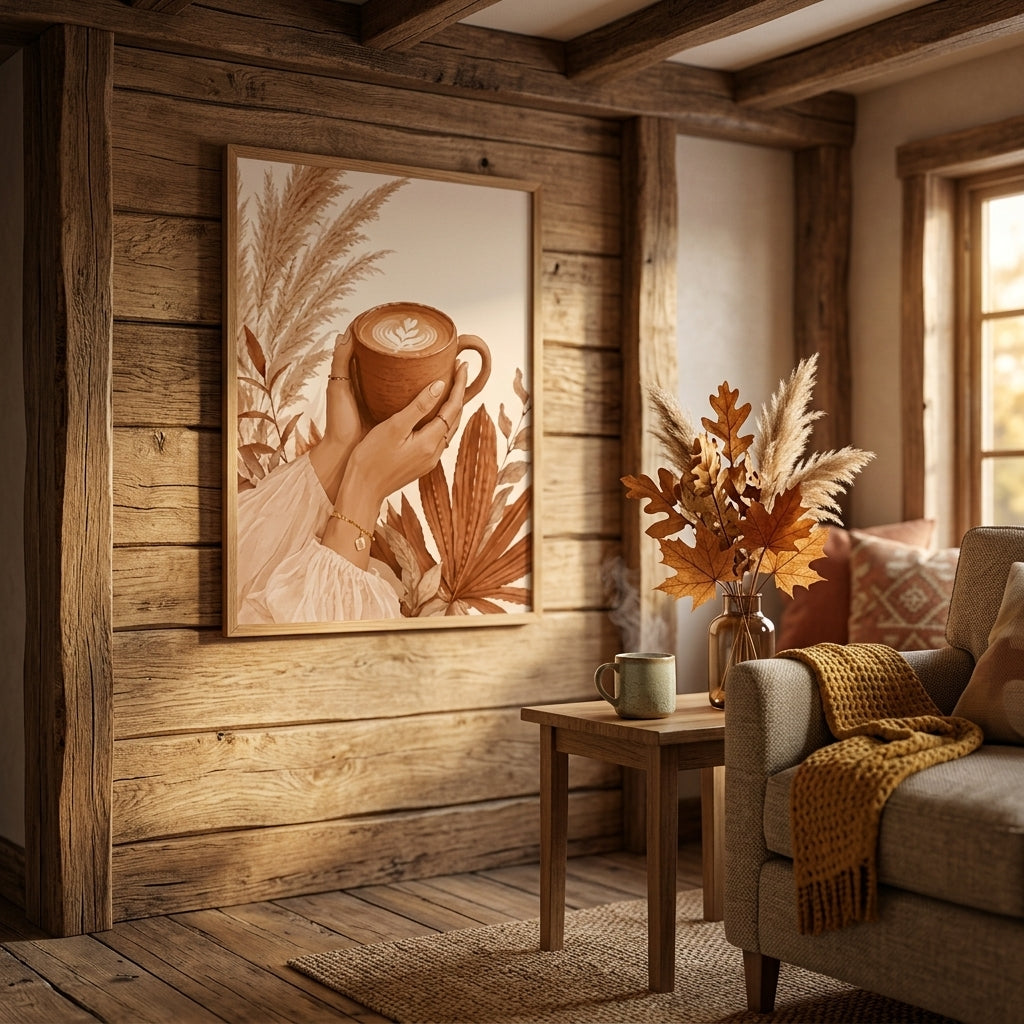 Autumn Latte Poster