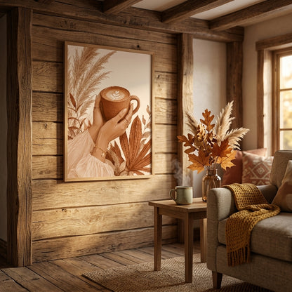 Autumn Latte Poster