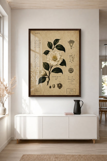Camellia Japonica Poster