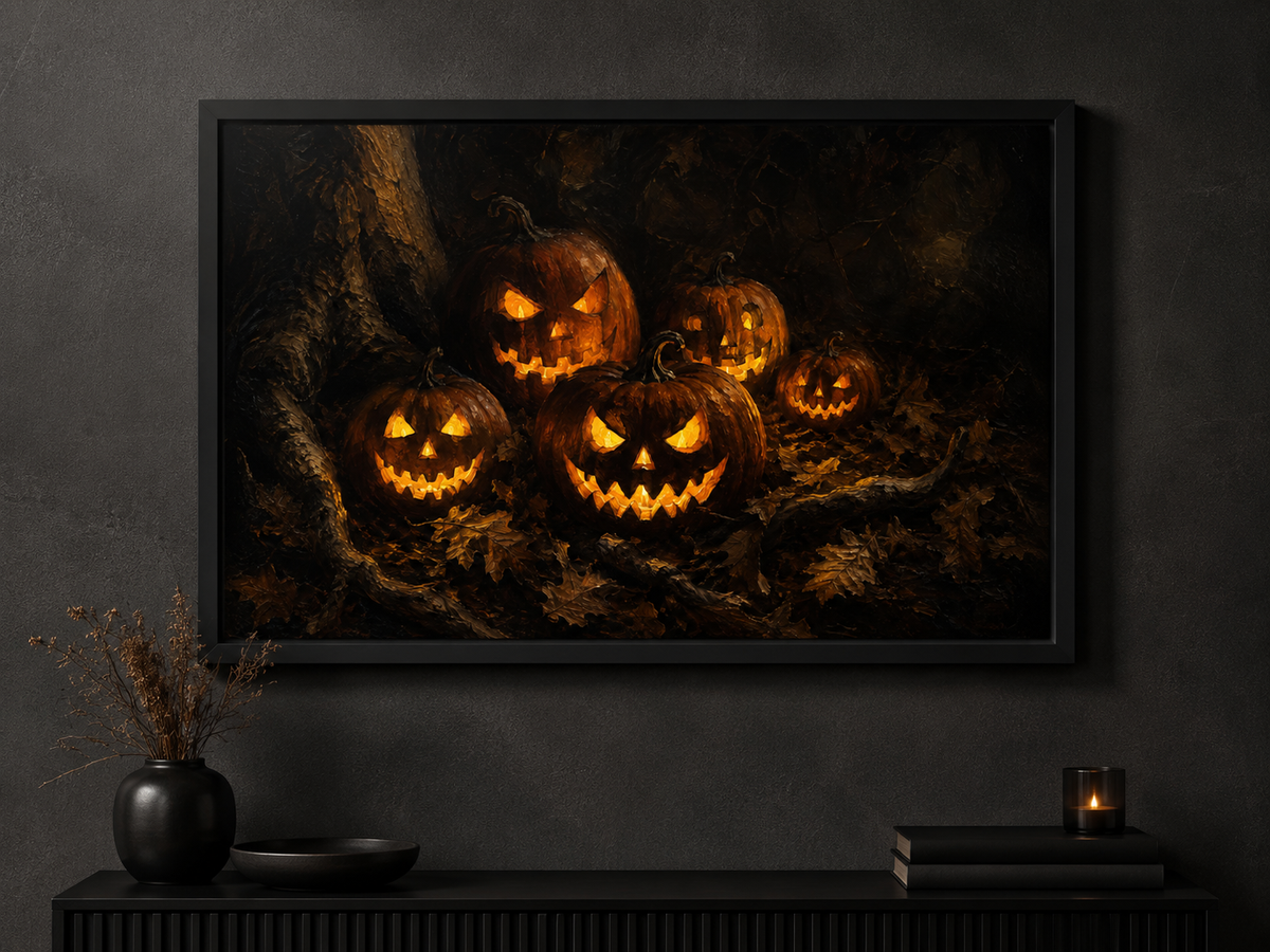 Halloween Pumpkin Hollow Poster