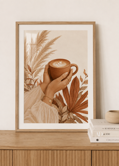 Autumn Latte Poster