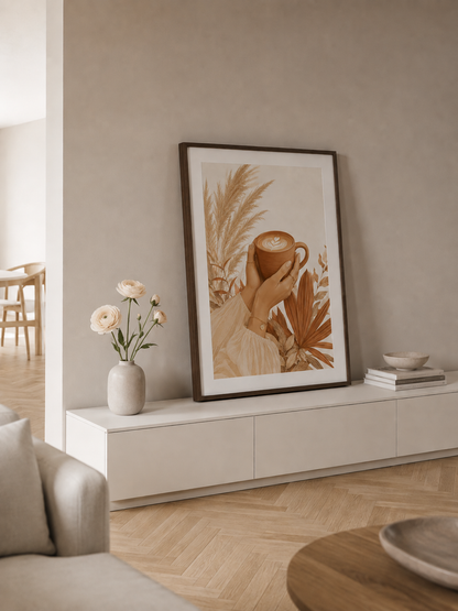 Autumn Latte Poster