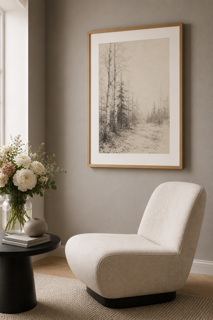 Nordic Woodland Poster