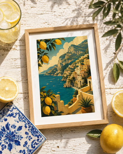 Lemon View - Framed Poster