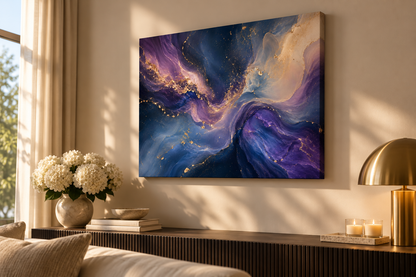 Celestial Flow - Canvas
