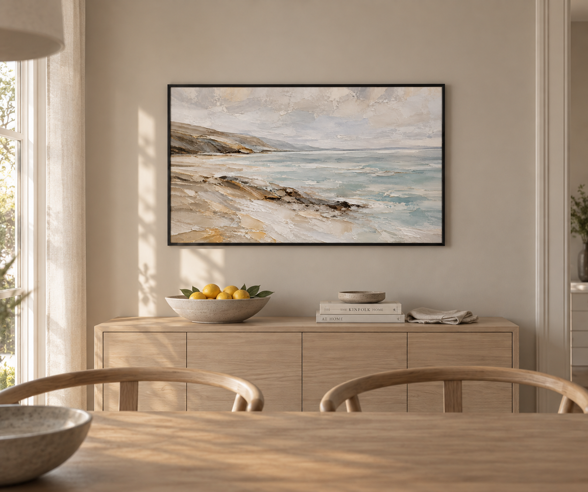 Soft Shores - Framed Poster