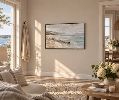 Soft Shores - Framed Poster