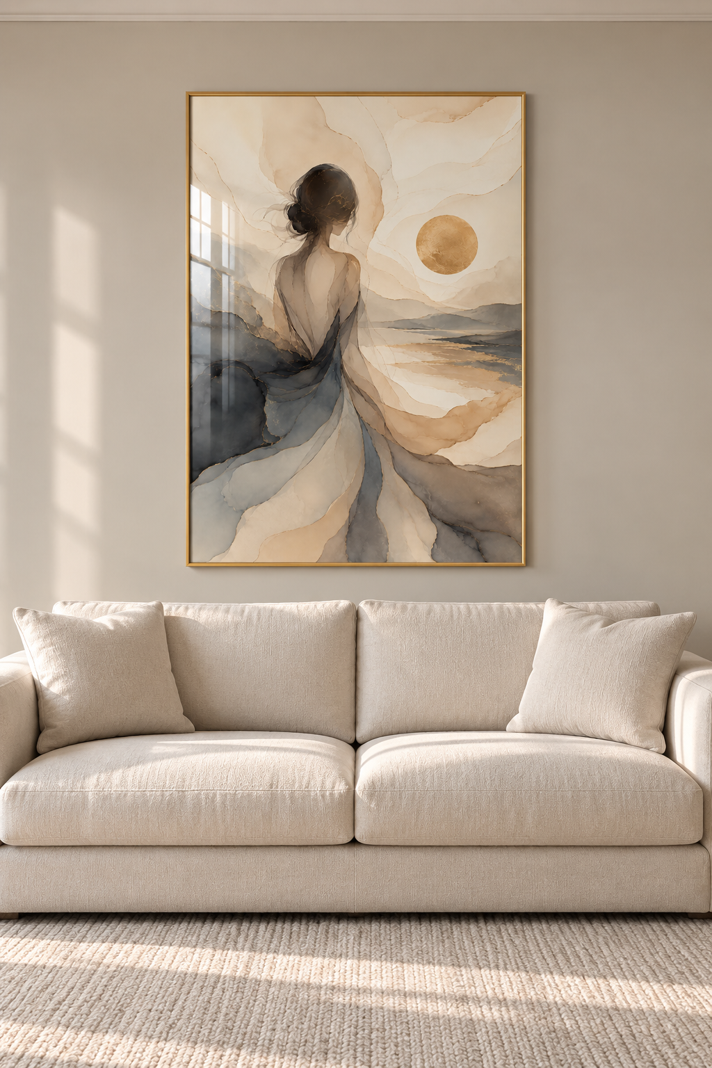 Månskimmer - Framed Poster