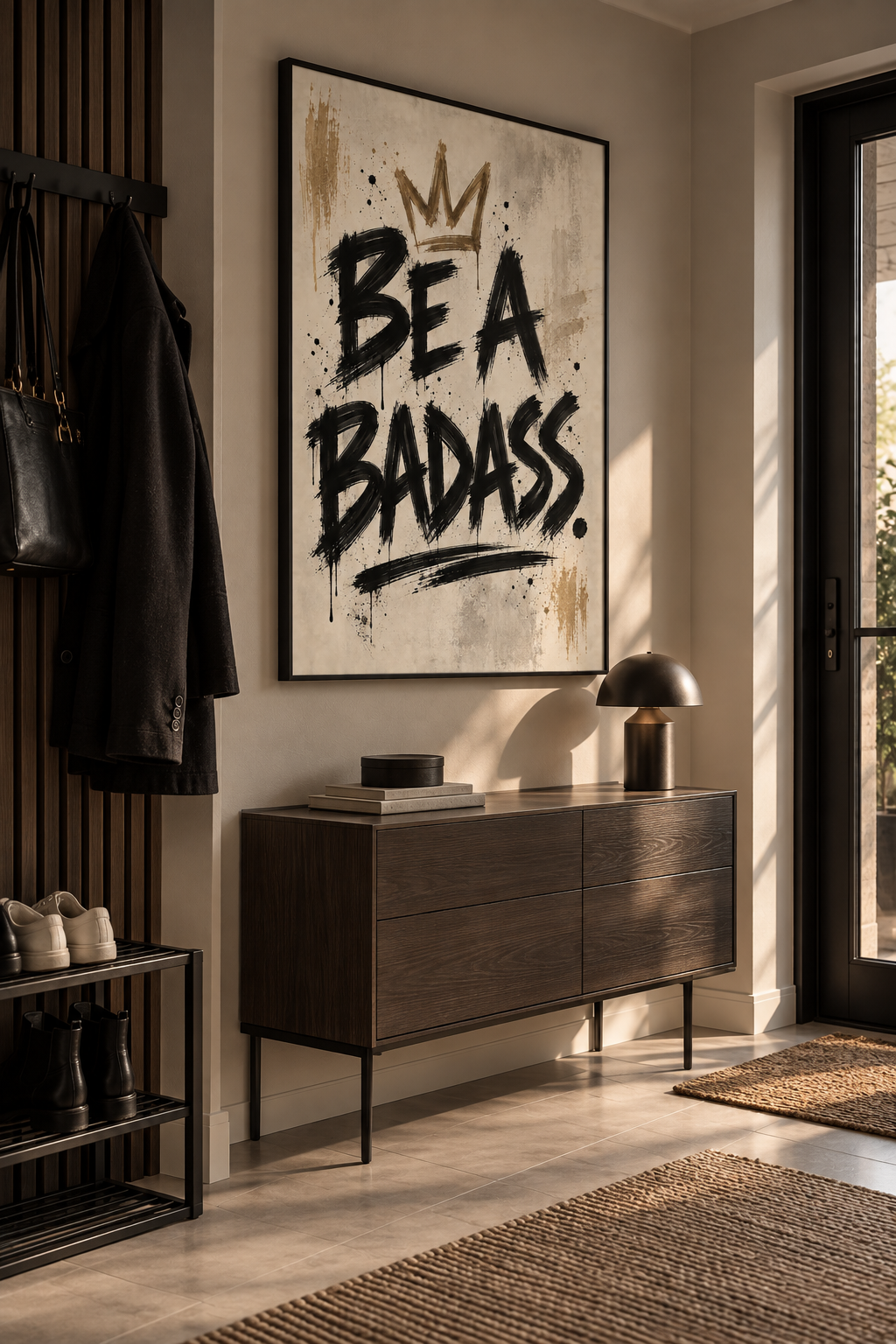 Be a Badass - Framed Poster