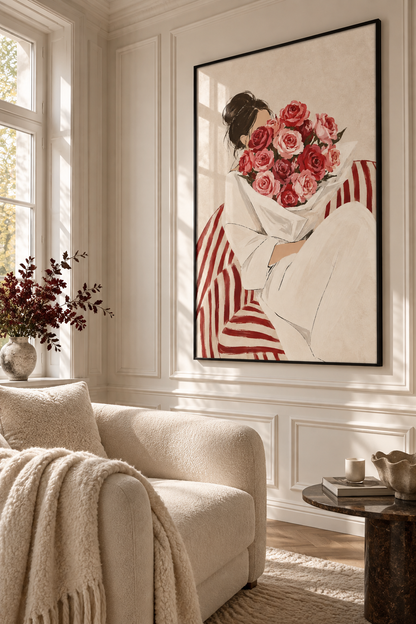 The Bouquet - Framed Poster