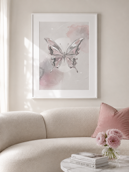 Glass Wings - Framed Poster