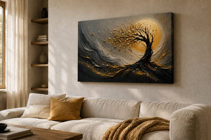 Moonlit Tree - Canvas
