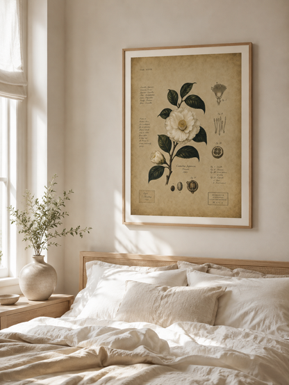 Camellia Japonica Poster