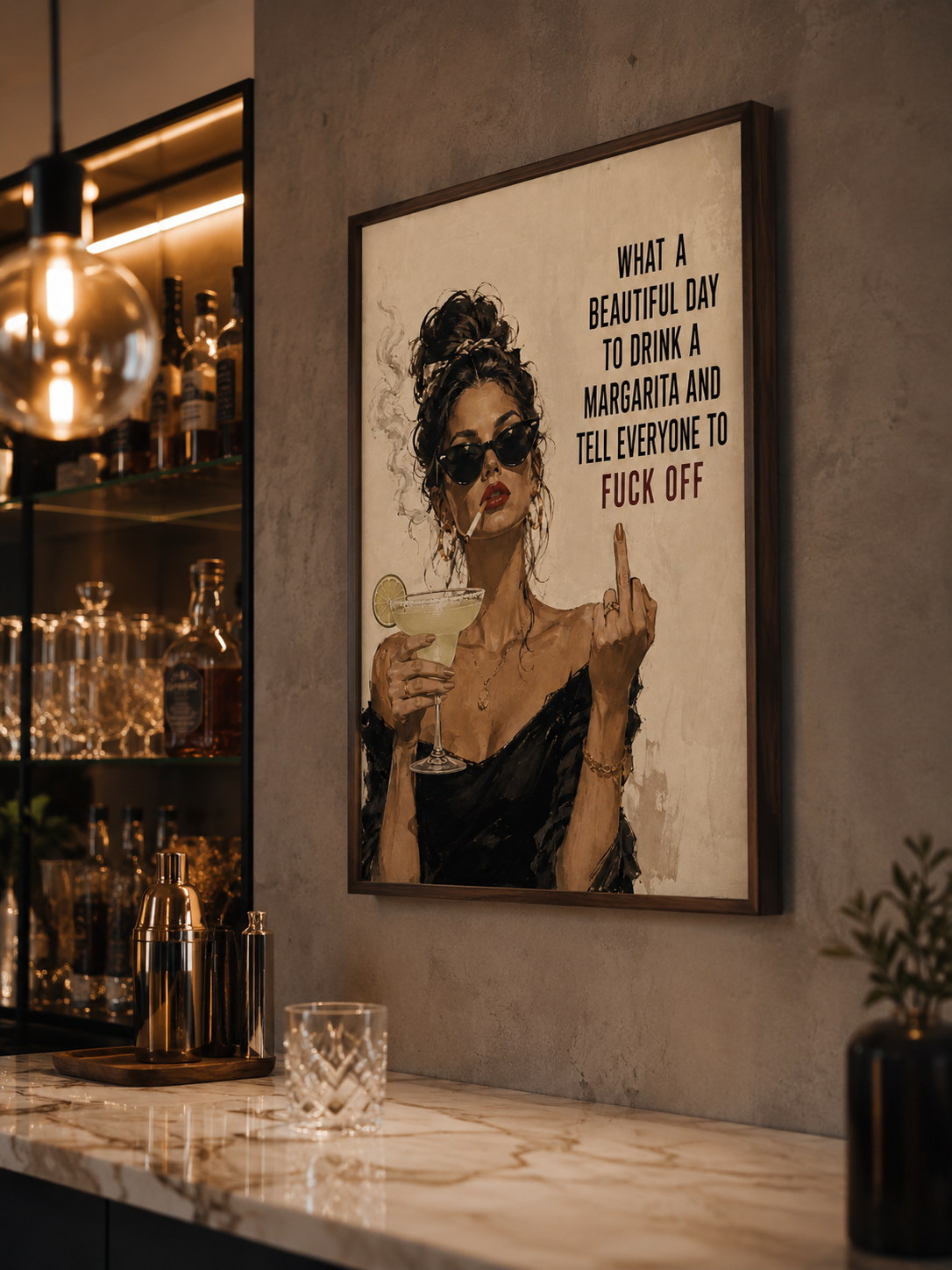 Margarita Mood - Framed Poster