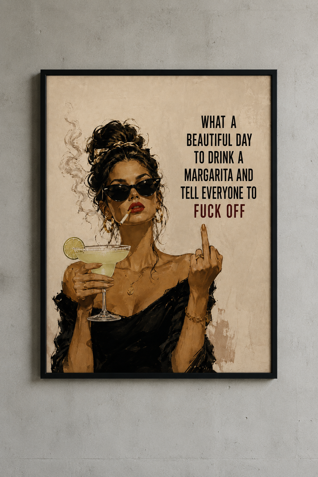 Margarita Mood - Framed Poster