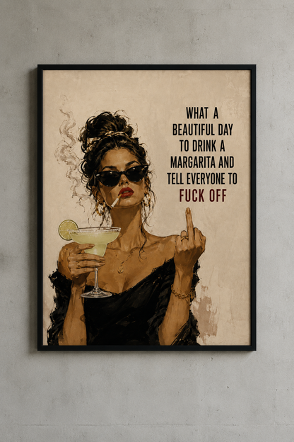 Margarita Mood - Framed Poster