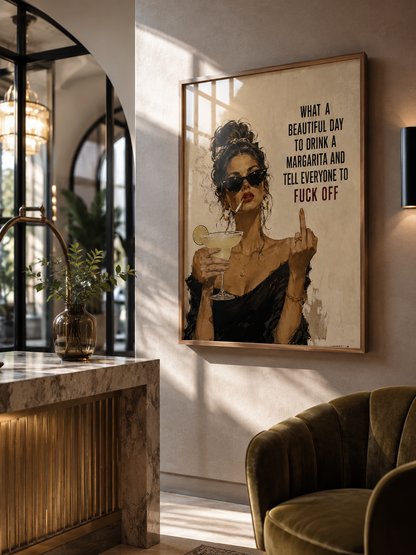 Margarita Mood - Framed Poster