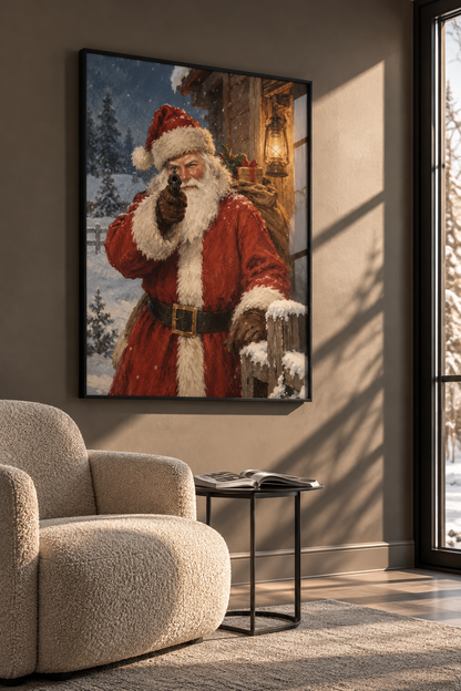 Ho Ho Hold It Framed Poster