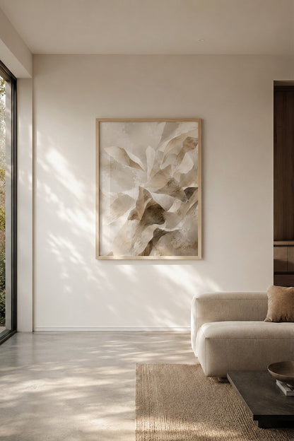 Folded Earth - Framed Poster