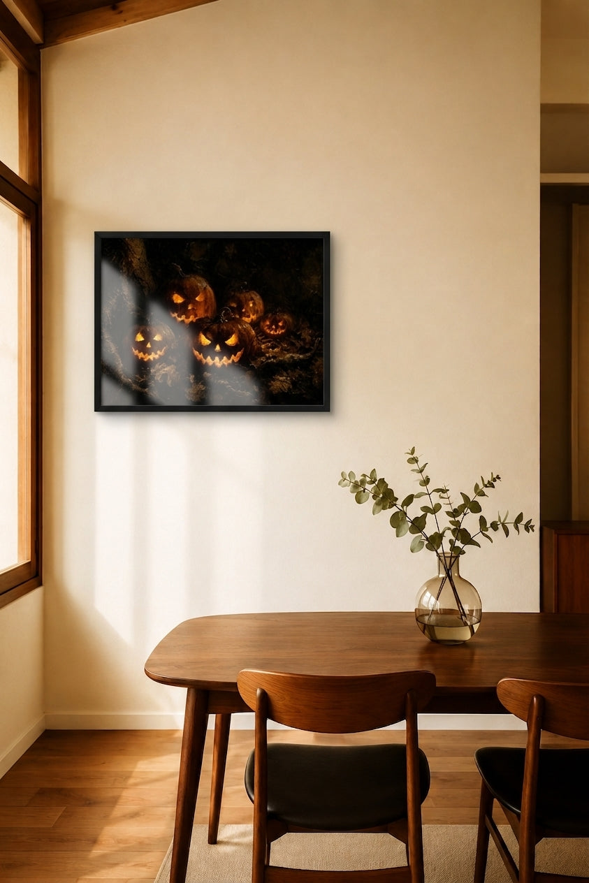 Halloween Pumpkin Hollow Poster