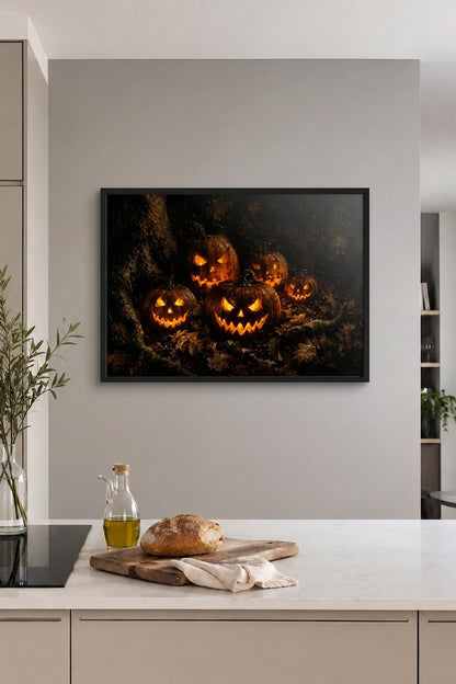 Halloween Pumpkin Hollow Poster