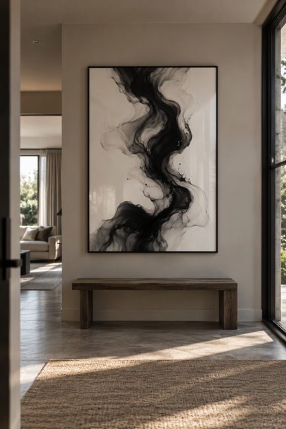 Ink Flow - Framed Poster