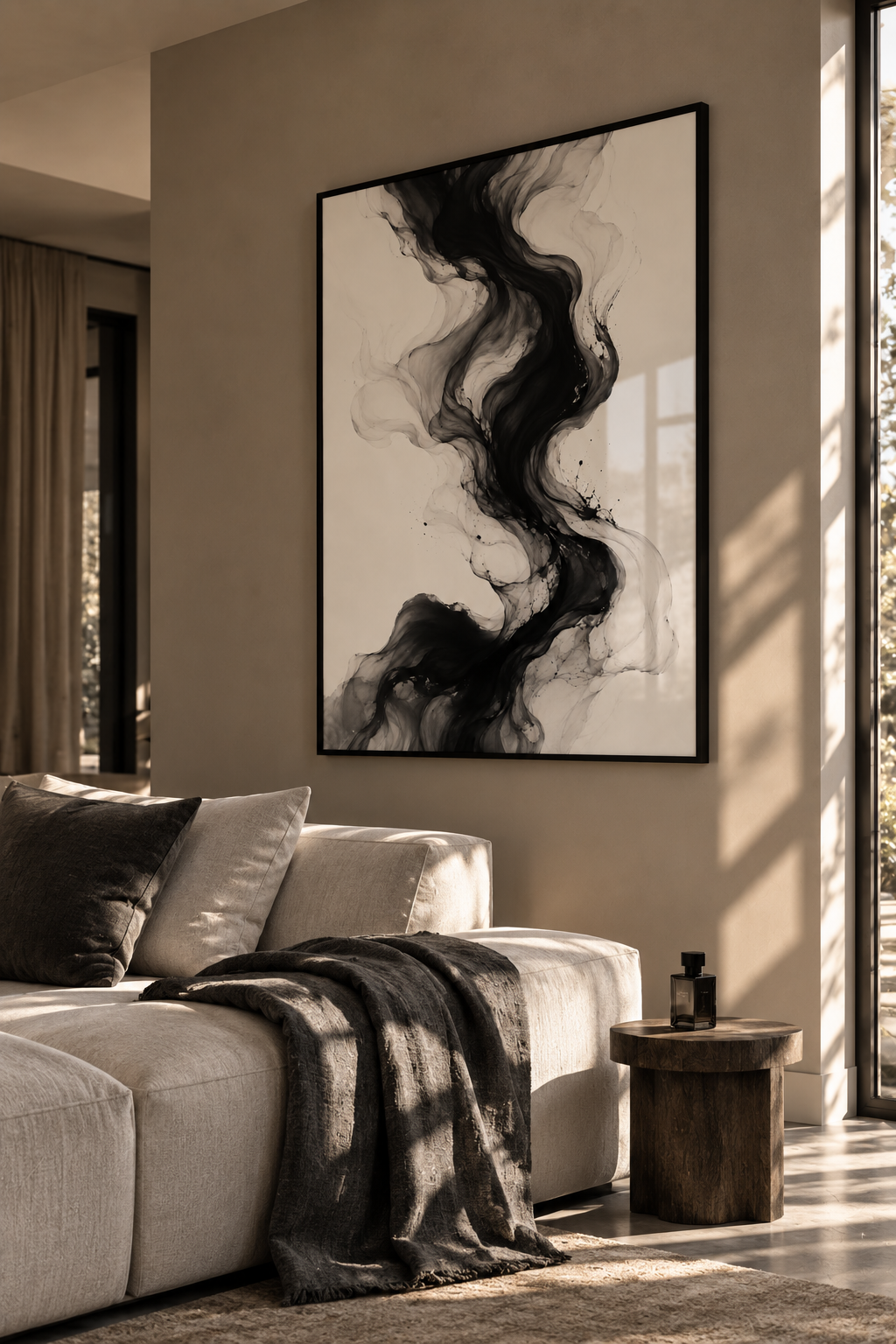 Ink Flow - Framed Poster