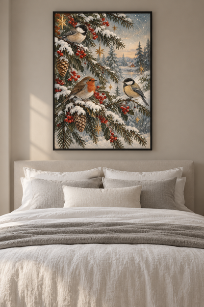 Vinterfåglar Poster