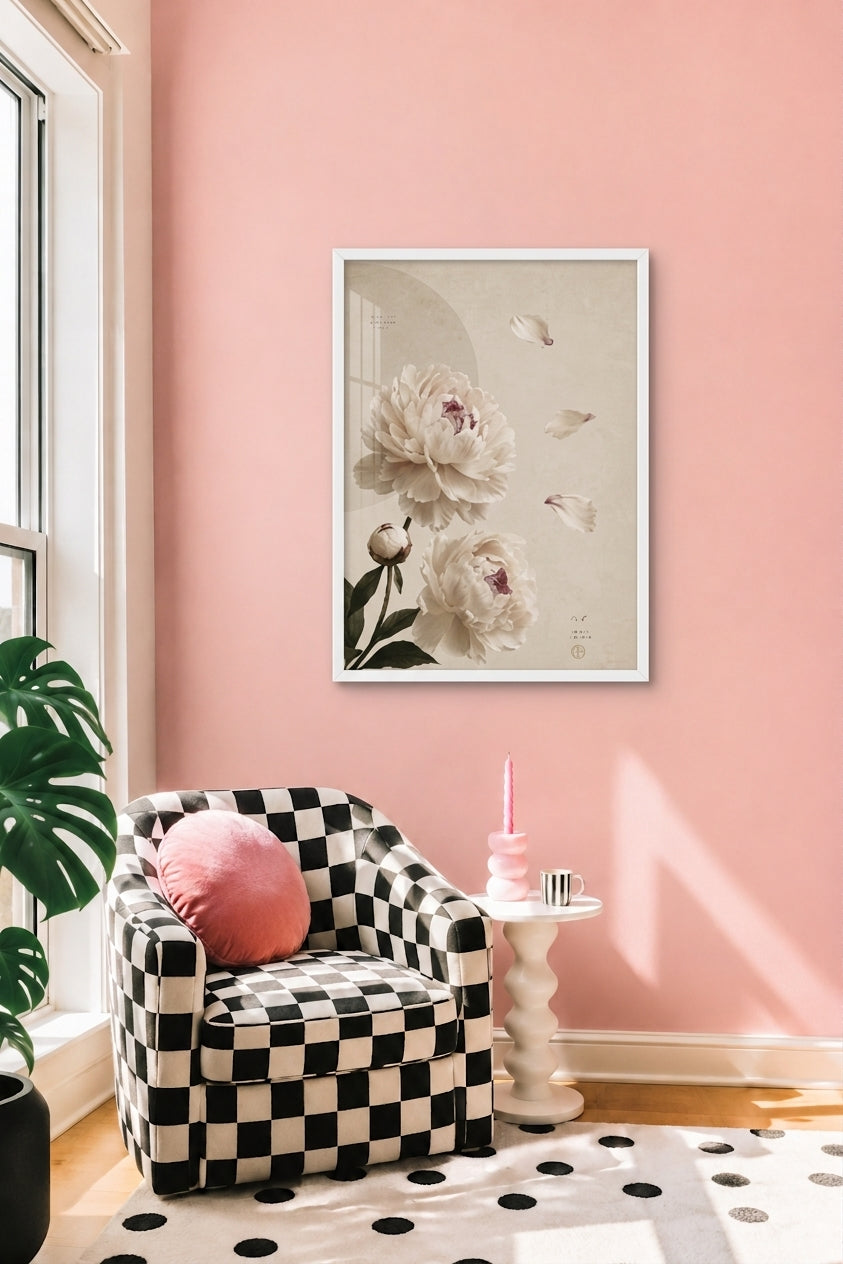Peony Poster
