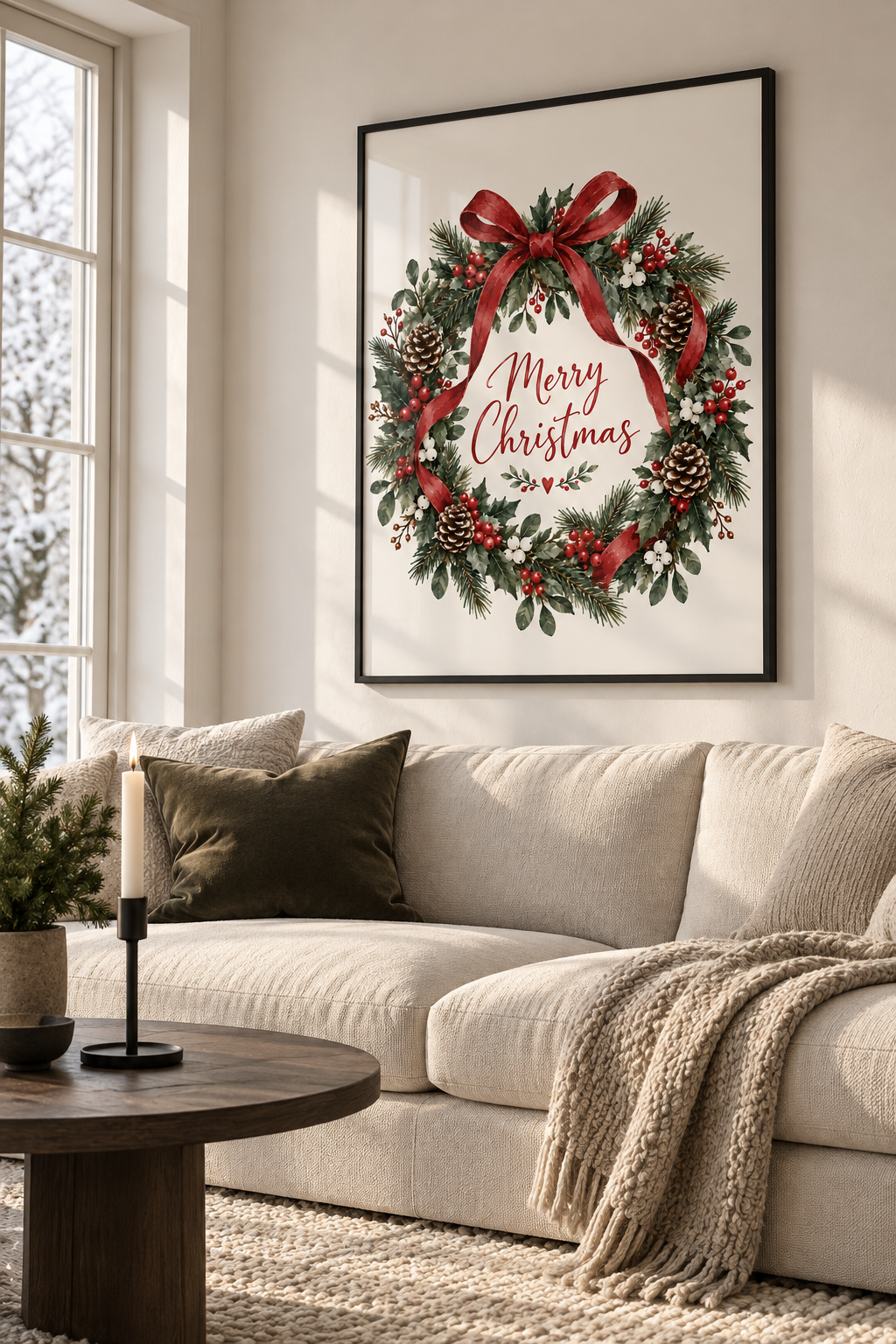 Julkrans Poster