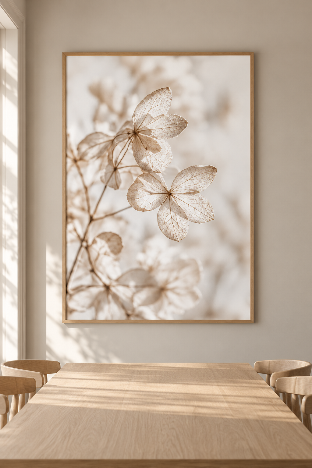 Ivory Petals - Framed Poster
