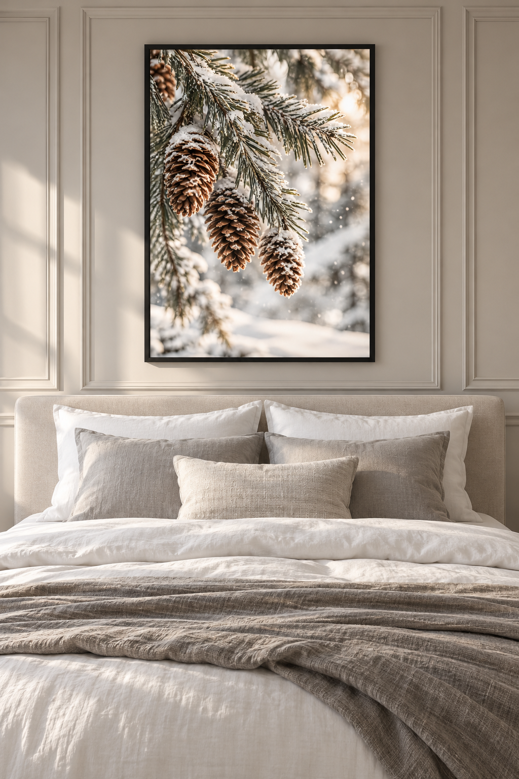 Frosted Pines Poster