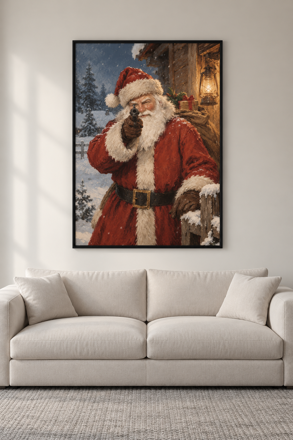 Ho Ho Hold It Framed Poster