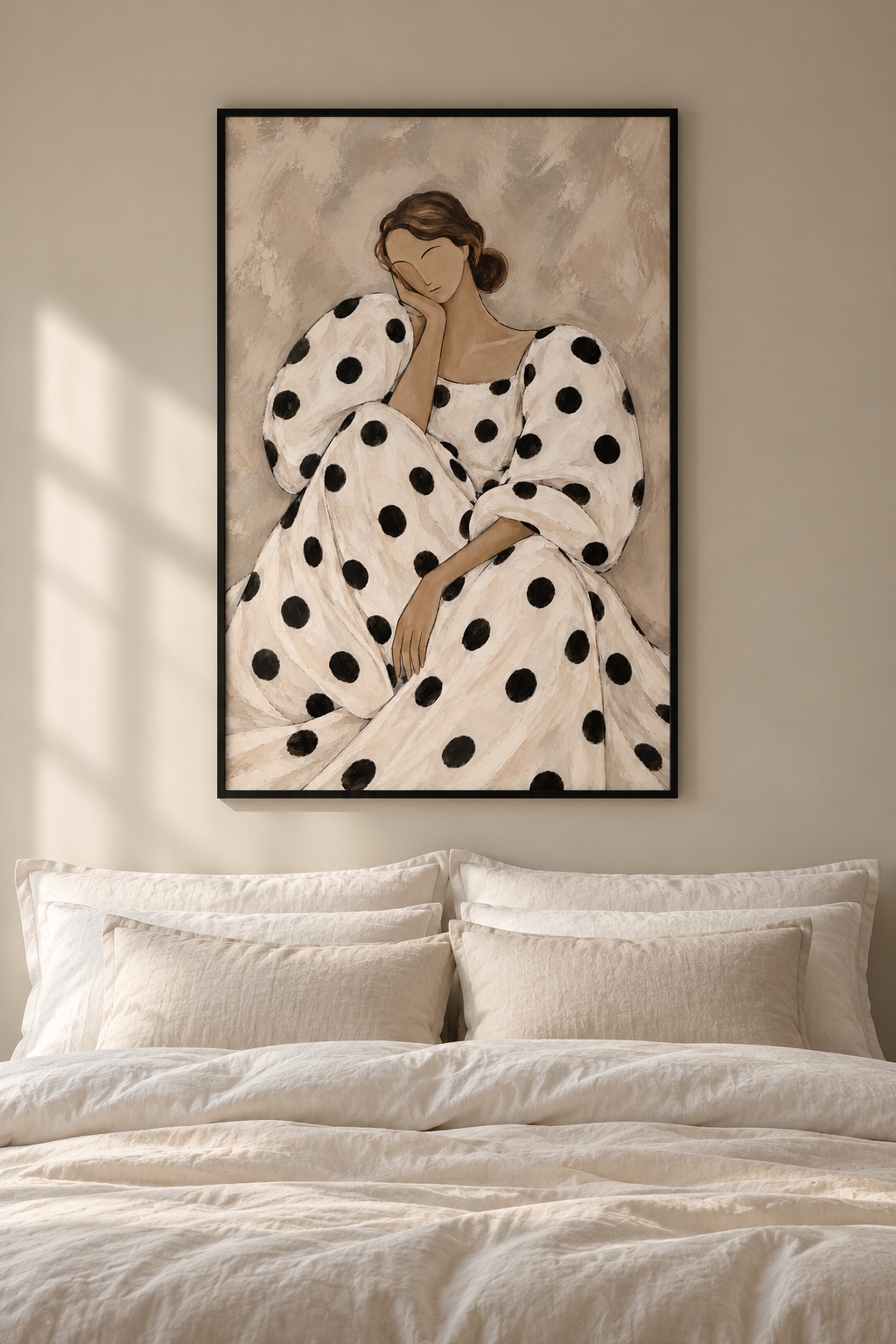 Dressed in Dots - Framed Poster
