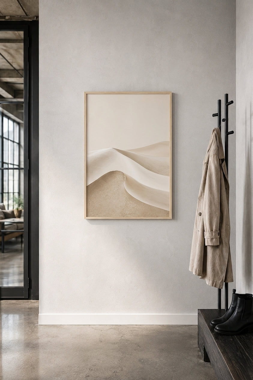 White Dunes Poster