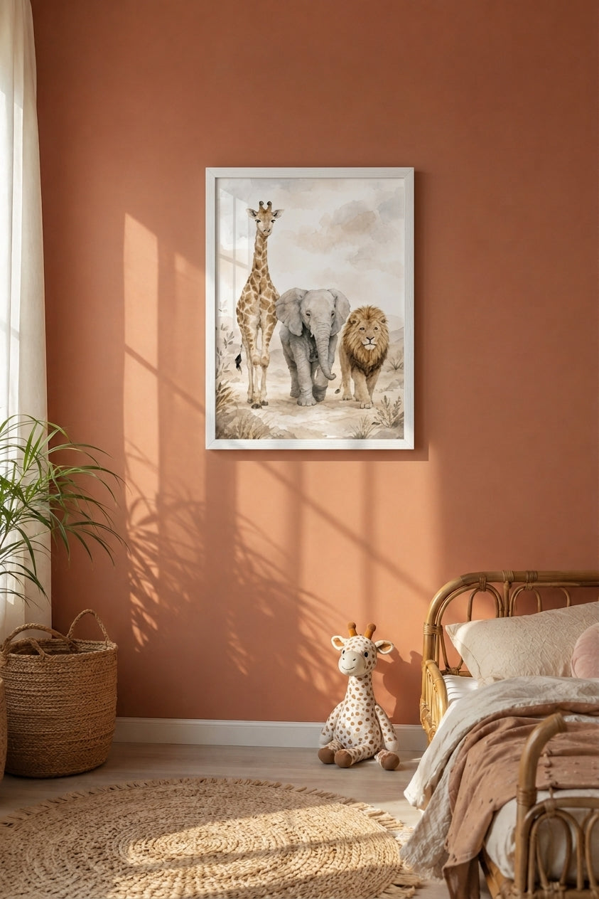 Wild Trio - Framed Poster