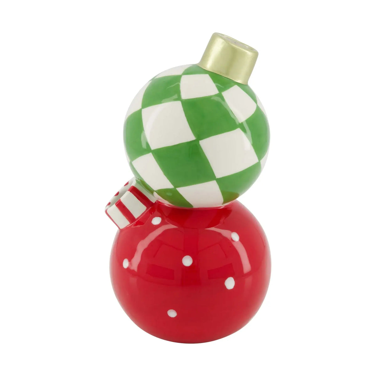 Vas med julgranskulor